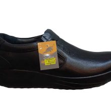 کفش چرم مردانه سایز بزرگ پا رخشی مدل کلارک کد 22240