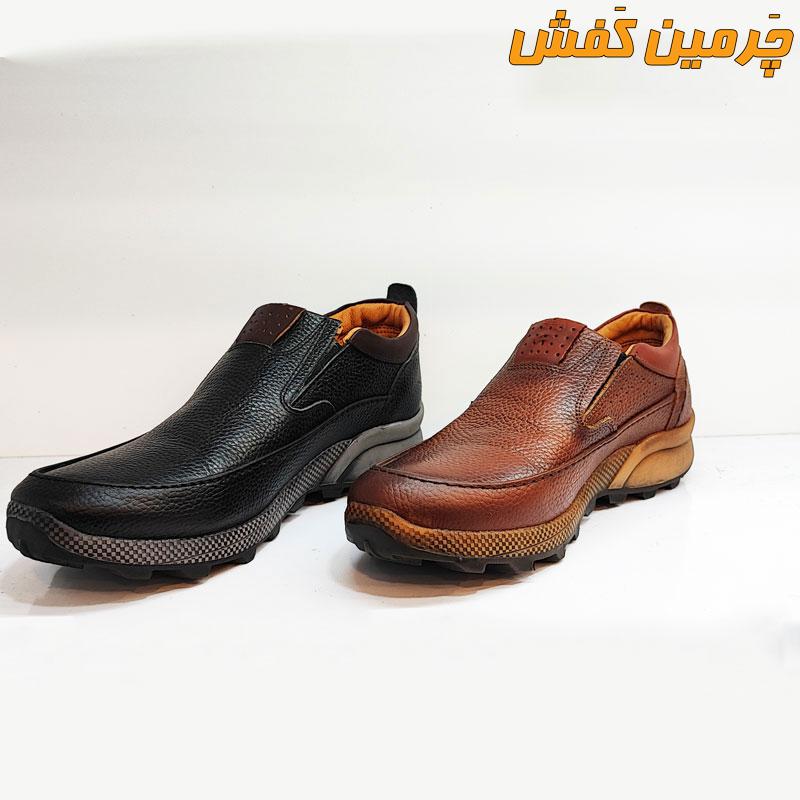 کفش چرم مردانه مجلسی دایور