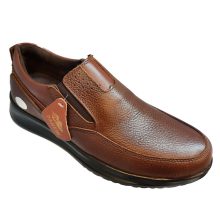 کفش چرم مردانه پانیو بدون بند (زیره پی یو) کد 20178 + رنگبندی