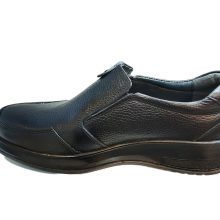 کفش چرم مردانه گلچین Golchin بدون بند کد 20571 مشکی
