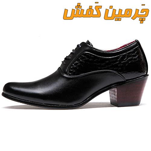 کفش چرم پاشنه دار مردانه و زنانه